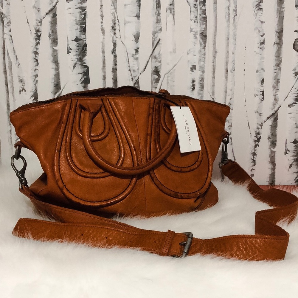 NWT - Liebeskind Leather Bag - Saddle